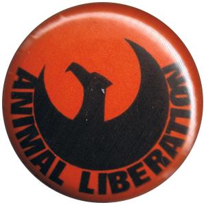 25mm Button: Animal Liberation Falke