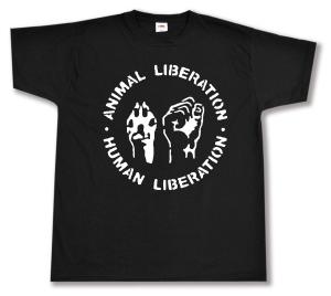 T-Shirt: Animal Liberation - Human Liberation