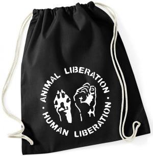 Sportbeutel: Animal Liberation - Human Liberation