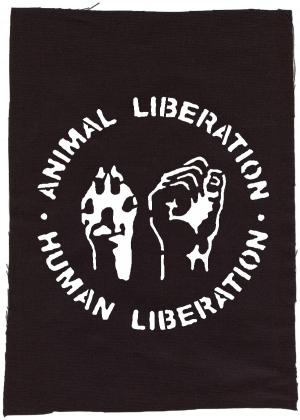 Rückenaufnäher: Animal Liberation - Human Liberation