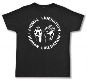 Fairtrade T-Shirt: Animal Liberation - Human Liberation