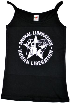 Trägershirt: Animal Liberation - Human Liberation (mit Stern)