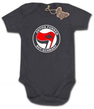 Babybody: Antifa Funken (rot/schwarz)