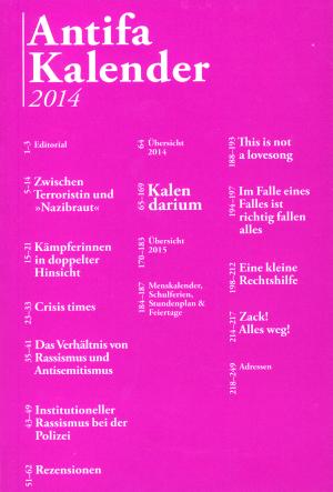 Kalender: Antifa Kalender 2014