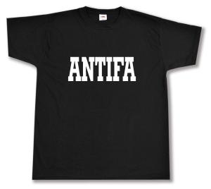 T-Shirt: Antifa Schriftzug