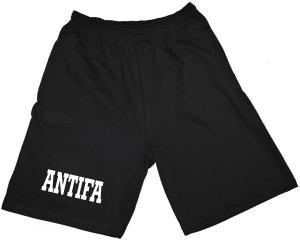 Shorts: Antifa Schriftzug