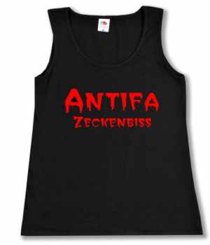 tailliertes Tanktop: Antifa Zeckenbiss