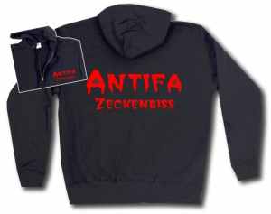 Kapuzen-Jacke: Antifa Zeckenbiss