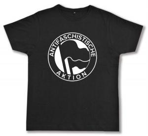 Fairtrade T-Shirt: Antifaschistische Aktion (1932, schwarz/schwarz)