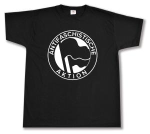 T-Shirt: Antifaschistische Aktion (1932, schwarz/schwarz)