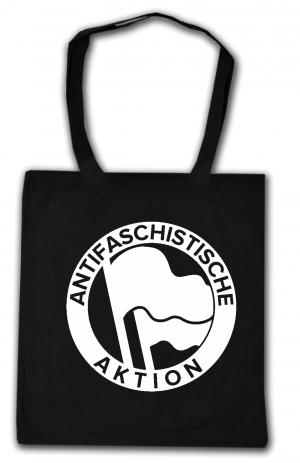 Baumwoll-Tragetasche: Antifaschistische Aktion (1932, weiß)
