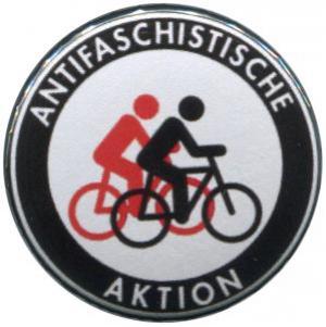 25mm Button: Antifaschistische Aktion (Fahrräder)