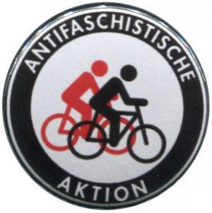 25mm Magnet-Button: Antifaschistische Aktion (Fahrräder)