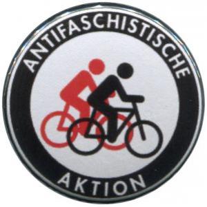 37mm Magnet-Button: Antifaschistische Aktion (Fahrräder)