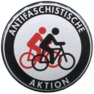 50mm Button: Antifaschistische Aktion (Fahrräder)