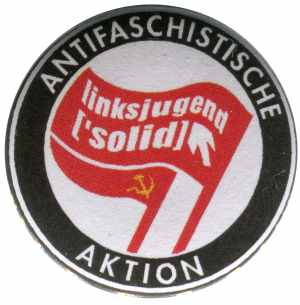 25mm Button: Antifaschistische Aktion Linksjugend