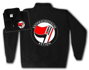 Sweat-Jacket: Antifaschistische Aktion - linksjugend [´solid]
