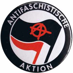 25mm Button: Antifaschistische Aktion (mit A)