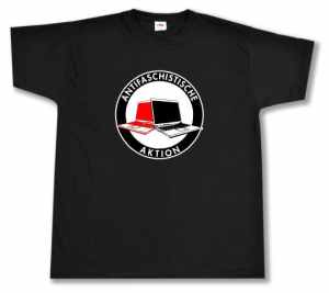 T-Shirt: Antifaschistische Aktion (Notebooks)