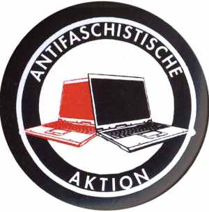 25mm Button: Antifaschistische Aktion (Notebooks)