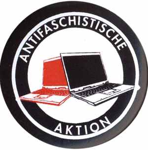 50mm Button: Antifaschistische Aktion (Notebooks)
