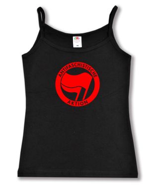 Trägershirt: Antifaschistische Aktion (rot/rot)