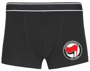 Boxershort: Antifaschistische Aktion (rot/schwarz)