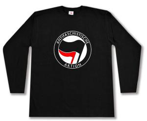 Longsleeve: Antifaschistische Aktion (schwarz/rot)