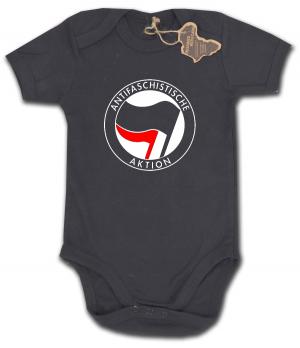 Babybody: Antifaschistische Aktion (schwarz/rot)