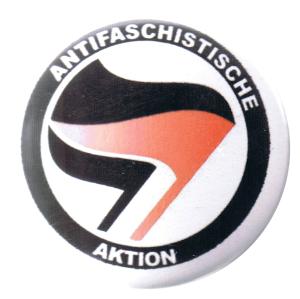 37mm Button: Antifaschistische Aktion (schwarz/rot, schwarz)