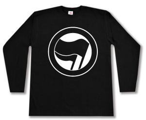 Longsleeve: Antifaschistische Aktion (schwarz/schwarz) ohne Schrift
