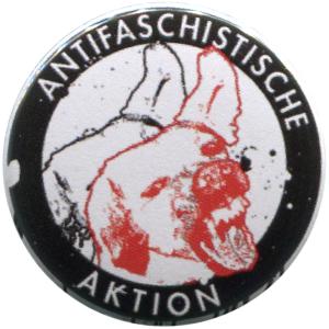 25mm Magnet-Button: Antifaschistische Aktion (Underdogs)