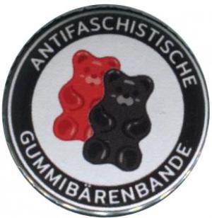 25mm Button: Antifaschistische Gummibärenbande