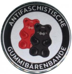 25mm Magnet-Button: Antifaschistische Gummibärenbande