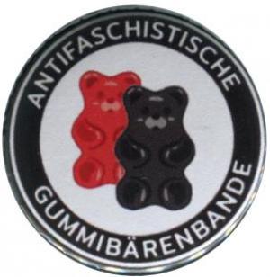 37mm Magnet-Button: Antifaschistische Gummibärenbande