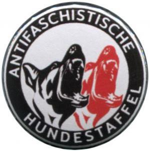 37mm Magnet-Button: Antifaschistische Hundestaffel
