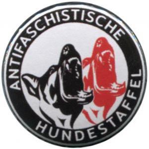 50mm Button: Antifaschistische Hundestaffel
