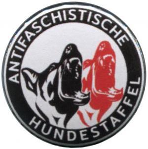 50mm Magnet-Button: Antifaschistische Hundestaffel