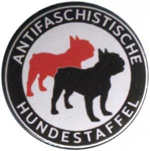 25mm Button: Antifaschistische Hundestaffel (Bulldogge)