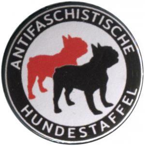 50mm Button: Antifaschistische Hundestaffel (Bulldogge)