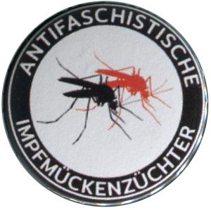 25mm Magnet-Button: Antifaschistische Impfmückenzüchter