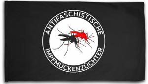Fahne / Flagge (ca. 150x100cm): Antifaschistische Impfmückenzüchter