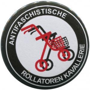 25mm Magnet-Button: Antifaschistische Rollatoren Kavallerie