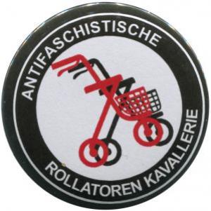 50mm Magnet-Button: Antifaschistische Rollatoren Kavallerie