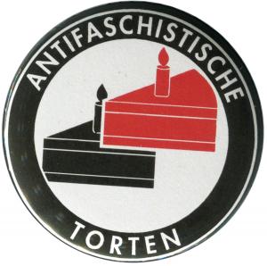37mm Button: Antifaschistische Torten
