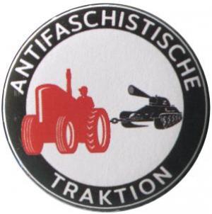 25mm Magnet-Button: Antifaschistische Traktion