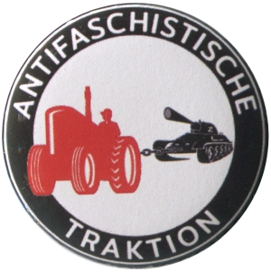 50mm Button: Antifaschistische Traktion