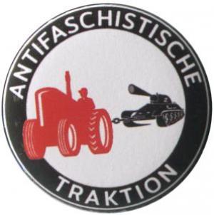 50mm Magnet-Button: Antifaschistische Traktion