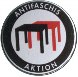 25mm Magnet-Button: Antifascis TISCHE Aktion