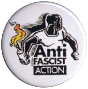 37mm Button: Antifascist Action